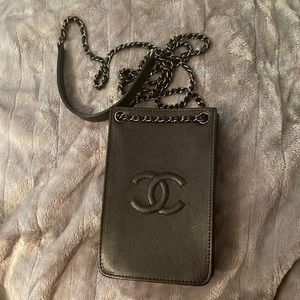 Authentic Chanel CC Crossbody Phone Holder